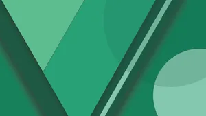 Green Geometric Material Pattern Wallpaper