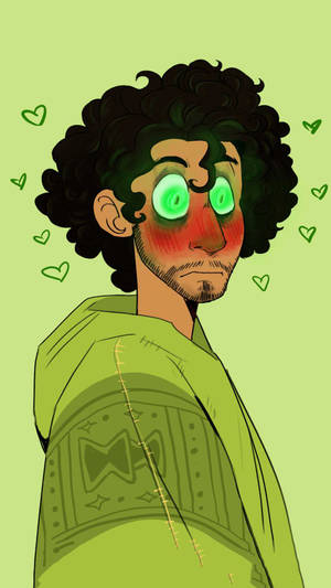 Green Hearts Bruno Madrigal Wallpaper