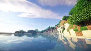 Green Landscape Best Minecraft Wallpaper