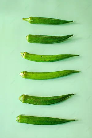 Green Okra Various Sizes Wallpaper