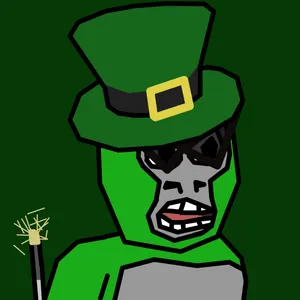 Green Top Hat Gorilla Tag Pfp Wallpaper