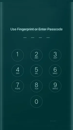 Green Tricky Lock Screen Passcorde Wallpaper