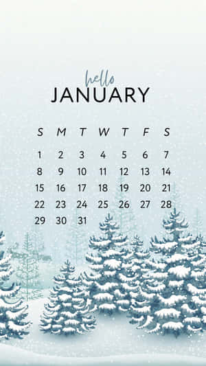 Greeting The New Year With Open Arms | Hello January Wallpaper