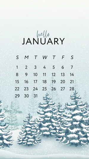 Greeting The New Year With Open Arms | Hello January Wallpaper