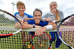 Greg Rusedski With Children Wallpaper