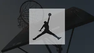 Grey Background With Jumpman Logo Wallpaper