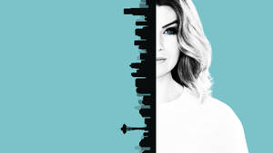 Grey's Anatomy Teal Poster Wallpaper