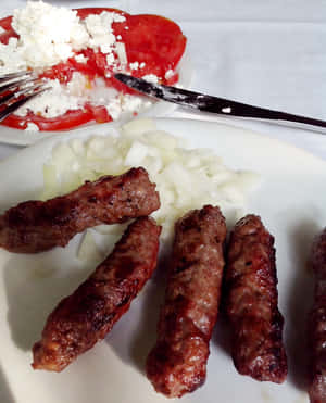 Grilled Ćevapi Sausages Wallpaper