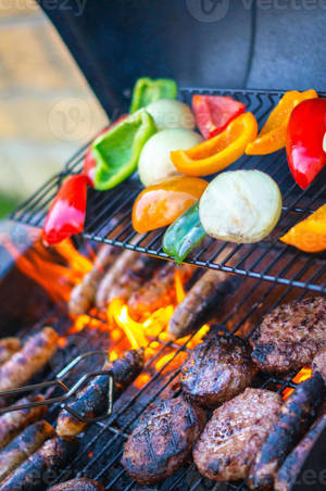 Grilling Churrasco Wallpaper