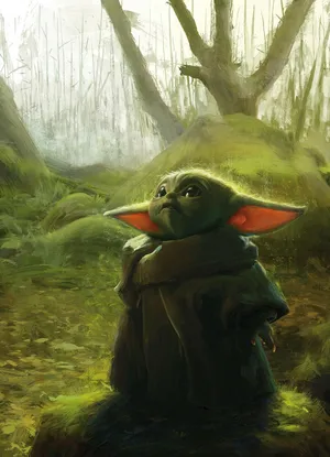 Groguin Forest Illustration Wallpaper