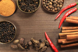 Ground Spice And Condiments Wallpaper