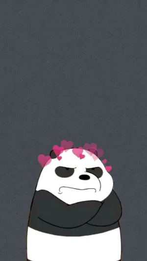 Grumpy Panda We Bare Bears Wallpaper