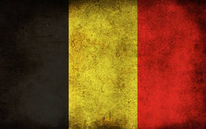 Grunge Belgium Flag Wallpaper