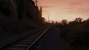 Gta 5 2560x1440 Empty Railroad Wallpaper