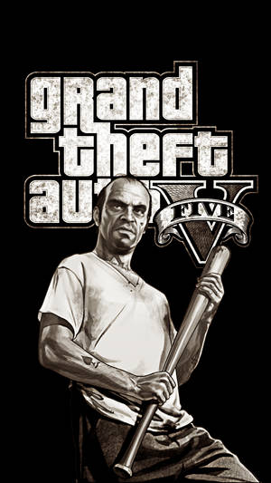 Gta 5 Phone Gangster Trevor Wallpaper