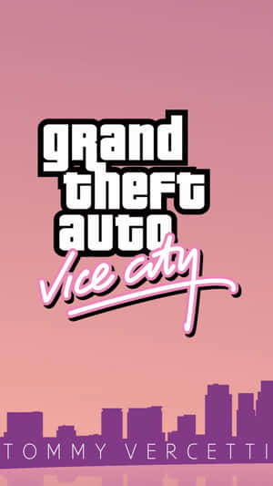 Gta Vc Pink Purple Artwork Wallpaper