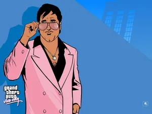 Gta Vc Sonny Forelli Blue Wallpaper