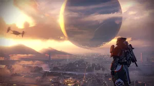 Guardian Of The Old City Rises Wallpaper