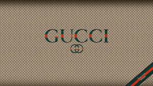Gucci Logo Pattern Background Wallpaper
