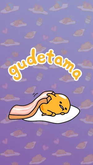 Gudetama Making A Phone Call Wallpaper
