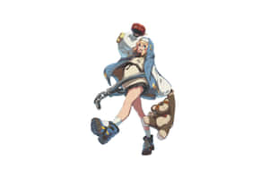 Guilty Gear Animated Character Jumping Wallpaper