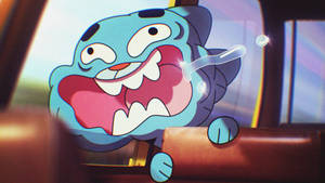 Gumball Funny Face Wallpaper