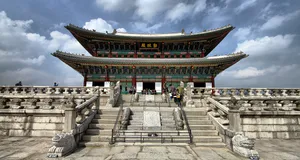 Gyeongbokgung Palace Front View Photo Wallpaper