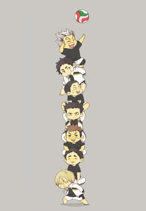 Haikyuu Animated Team Tower Wallpaper