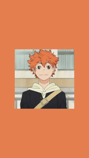 Haikyuu Anime Character Smiling Wallpaper