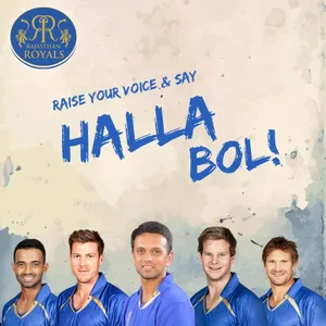 Halla Bol! Rajasthan Royals Wallpaper