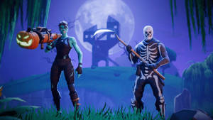 Halloween Og Fortnite Skins Wallpaper