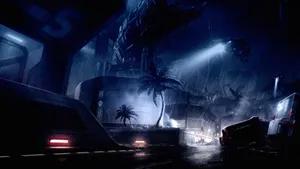 Halo 3 Palm Trees Wallpaper