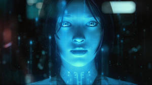 Halo 4 Cortana With Blue Skin Wallpaper