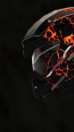 Halo 4 Spartan Fire Helmet Wallpaper