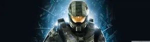 Halo Master Chief Dramatic Backlight Wallpaper