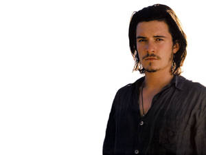 Handsome Orlando Bloom Celebrity Photograph Wallpaper