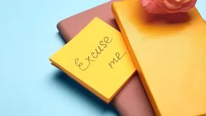 Handwritten Excuse Me Note Wallpaper