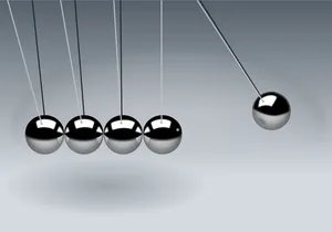 Hanging Silver Balls Wallpaper