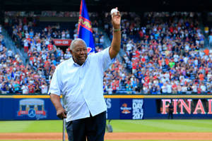 Hank Aaron Last Pitch Wallpaper