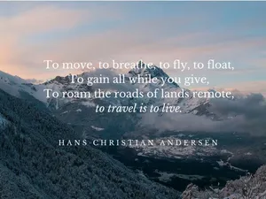 Hans Christian Andersen Quotes Desktop Wallpaper