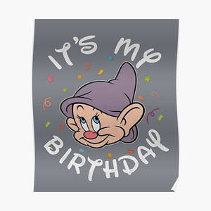 Happy Birthday Dopey Dwarf Wallpaper