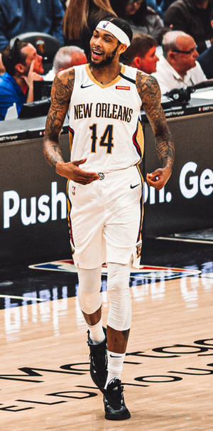 Happy Brandon Ingram New Orleans Pelicans Wallpaper