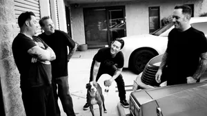 Happy Face Guys Monochrome Wallpaper