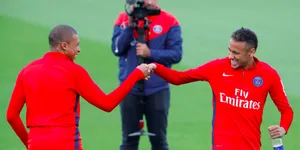 Happy Kylian Mbappe And Neymar Wallpaper