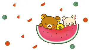 Happy Rilakkuma Laptop Wallpaper