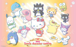 Happy Sanrio Characters Wallpaper