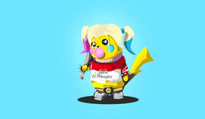 Harley Quin Pikachu 4k Wallpaper