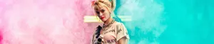 Harley Quinn Birds Of Prey Three Screen Wallpaper