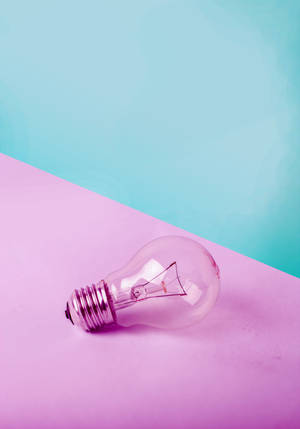 Harmony Of Pastel Colors Holding A Bright Idea Wallpaper