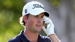 Harrison Frazar In Action On The Golf Course Wallpaper